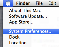 Open System Preferences